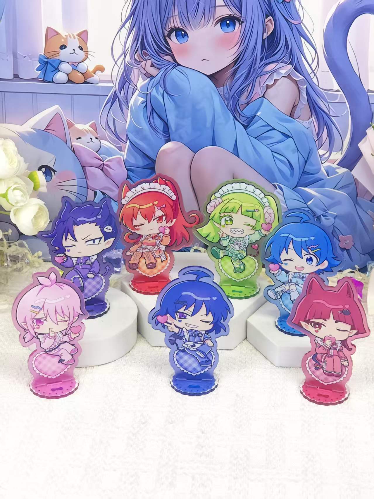 Anime Merchandise Collection - Iruma-kun Chibi Maid Style Acrylic Stand